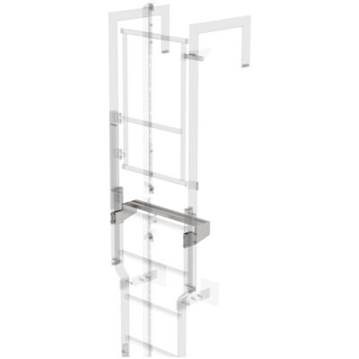 Munk Günzburger Steigtechnik Ausstiegstritt - 150mm Spaltmaß - Edelstahl Munk Günzburger Steigtechnik Ausstiegstritt - 150mm Spaltmaß - Edelstahl