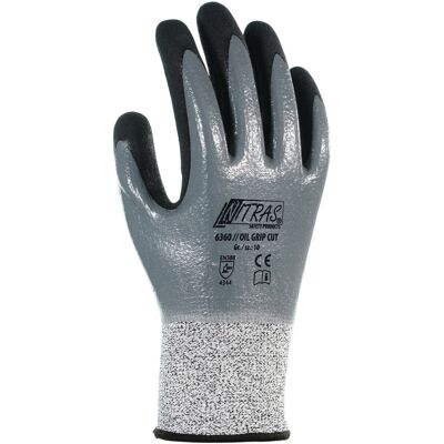 Nitras Handschuh-Paar 6360, OIL GRIP CUT, Handschuhgröße: 11 (6360/11) Nitras Handschuh-Paar 6360, OIL GRIP CUT, Handschuhgröße: 11 (6360/11)