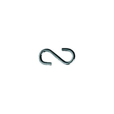 POSAMO Verzinkter S-Haken - 6,8mm - 100 Stück POSAMO Verzinkter S-Haken - 6,8mm - 100 Stück