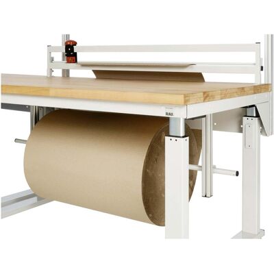 Kaiserkraft Papierrollenhalter - 1000mm Stahlgrau Arbeitsplatzzubehör Kaiserkraft Papierrollenhalter - 1000mm Stahlgrau Arbeitsplatzzubehör