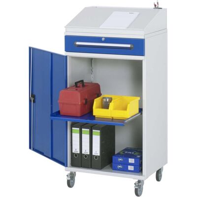 Rau Beistellschrank Stehpult 02, B650xT520xH1235/1345mm, mobil (07-650-M02F.11) Rau Beistellschrank Stehpult 02, B650xT520xH1235/1345mm, mobil (07-650-M02F.11)