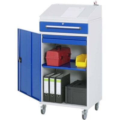 Rau Beistellschrank Stehpult 03, B650xT520xH1235/1345mm, mobil (07-650-M03F.11) Rau Beistellschrank Stehpult 03, B650xT520xH1235/1345mm, mobil (07-650-M03F.11)