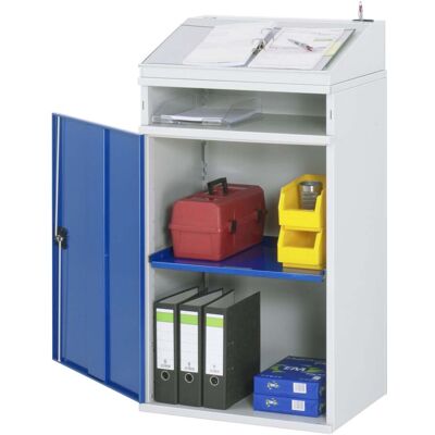 Rau. Beistellschrank-Stehpult Modell 01 - Stehschreibtisch mit Seitenschrank Rau. Beistellschrank-Stehpult Modell 01 - Stehschreibtisch mit Seitenschrank