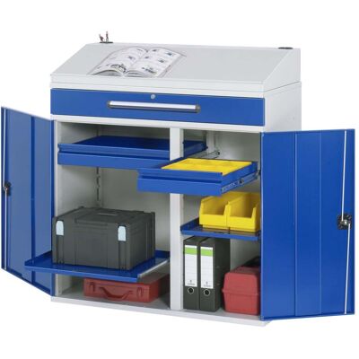 Rau Beistellschrank-Stehpult - Modell 03 BxTxH 1100x520x1110/1220mm (07-1100T-M03.11) Rau Beistellschrank-Stehpult - Modell 03 BxTxH 1100x520x1110/1220mm (07-1100T-M03.11)