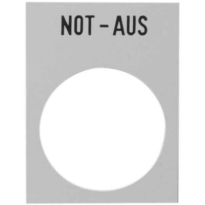 Schneider Electric Anzeigeschild ge, NOT-AUS ZB2BY420001) Schneider Electric Anzeigeschild ge, NOT-AUS ZB2BY420001)