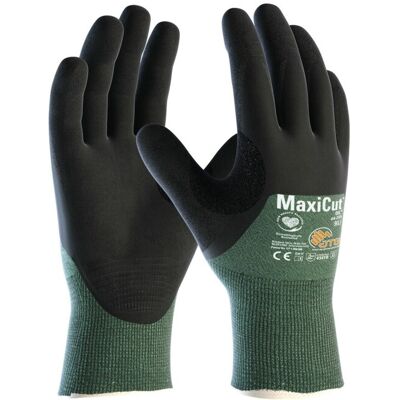 Schnittschutzhandschuhe MaxiCut®Oil™ 44-305 Gr.8 grün/schwarz EN 388 PSA II ; BIG (2482-8) Schnittschutzhandschuhe MaxiCut®Oil™ 44-305 Gr.8 grün/schwarz EN 388 PSA II ; BIG (2482-8)