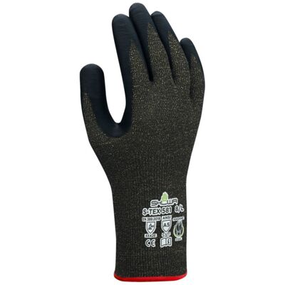 SHOWA Schnittschutzhandschuh S-TEX 581, Gr. 9 (S-TEX 581 XL/Black) SHOWA Schnittschutzhandschuh S-TEX 581, Gr. 9 (S-TEX 581 XL/Black)