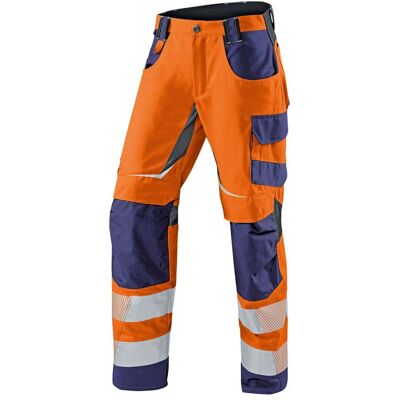 Sommerhose REFLECTIQ PSA 2 warnorange/dunkelblau Form 2407 Größe 27 ; Kübler Workwear (2407 8343-3748-27) Sommerhose REFLECTIQ PSA 2 warnorange/dunkelblau Form 2407 Größe 27 ; Kübler Workwear (2407 8343-3748-27)