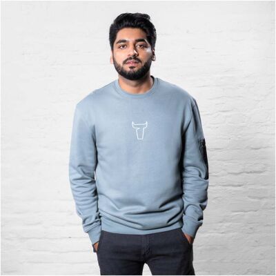 STIER Heavy Crew Sweater utility organic cotton XL sedona sage (906988) STIER Heavy Crew Sweater utility organic cotton XL sedona sage (906988)