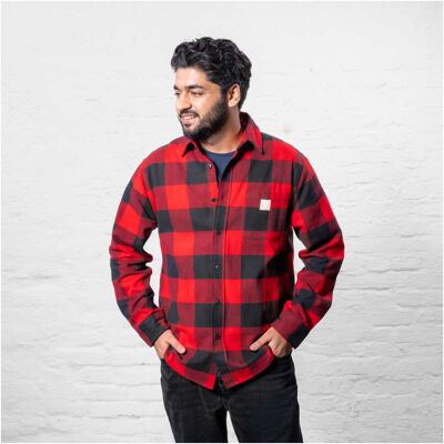 STIER Heavy Flannel Shirt bci cotton XXL buffalo plaid red (907048) STIER Heavy Flannel Shirt bci cotton XXL buffalo plaid red (907048)