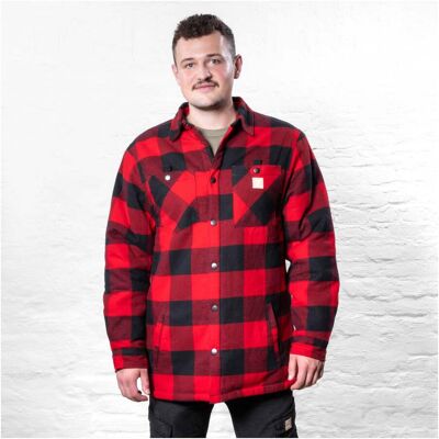 STIER Heavy Lumber Jacket bci cotton M buffalo plaid red (907035) STIER Heavy Lumber Jacket bci cotton M buffalo plaid red (907035)