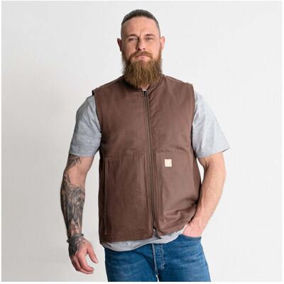 STIER Heavy Work Vest Padded bci cotton M Signature Brown (906708) STIER Heavy Work Vest Padded bci cotton M Signature Brown (906708)