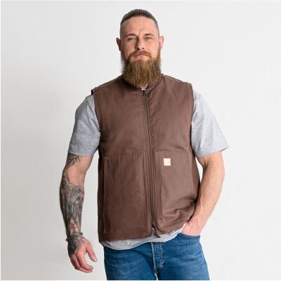 STIER Heavy Work Vest Padded bci cotton XL Signature Brown (906710) STIER Heavy Work Vest Padded bci cotton XL Signature Brown (906710)