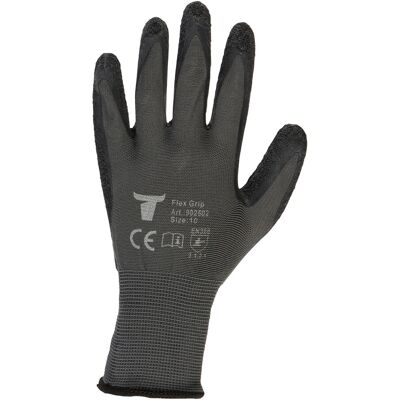 STIER Montagehandschuh Flex Grip Naturlatexbeschichtung grau/schwarz Größe 9 (902501) STIER Montagehandschuh Flex Grip Naturlatexbeschichtung grau/schwarz Größe 9 (902501)