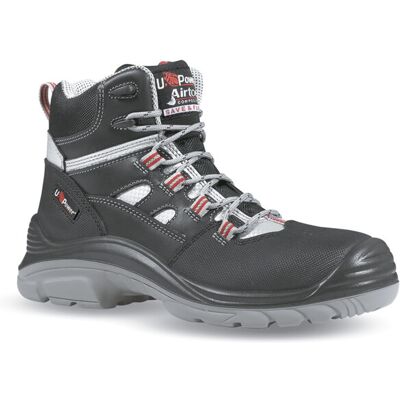 UPower Sicherheitsstiefel S3 SRC Cross Gr.44 W.11 schwarz/rot Glattleder ; U-POWER (0UC10014) UPower Sicherheitsstiefel S3 SRC Cross Gr.44 W.11 schwarz/rot Glattleder ; U-POWER (0UC10014)