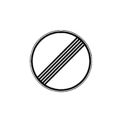 VKZ.282 Ronde 600mm Ende aller Verbote RAL-Gütezeichen Folie RA1 ; ADCO (4251783603230) VKZ.282 Ronde 600mm Ende aller Verbote RAL-Gütezeichen Folie RA1 ; ADCO (4251783603230)
