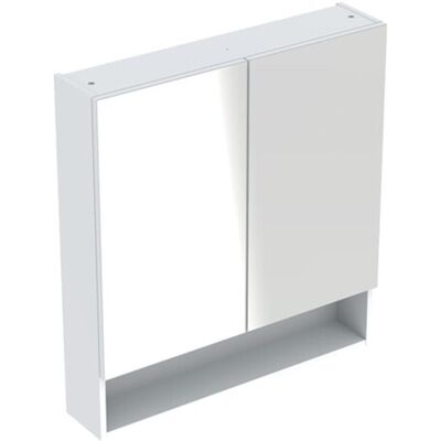 Geberit Weiß Hochglänzend Spiegelschrank 2 Türen - Spiegelschrank Geberit Weiß Hochglänzend Spiegelschrank 2 Türen - Spiegelschrank