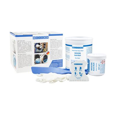WEICON sprühbares Epoxidharz-System 'Anti-Haft' für Verschleißschutz mit Antihafteigenschaft, 2 kg, grau (10062941) WEICON sprühbares Epoxidharz-System 'Anti-Haft' für Verschleißschutz mit Antihafteigenschaft, 2 kg, grau (10062941)