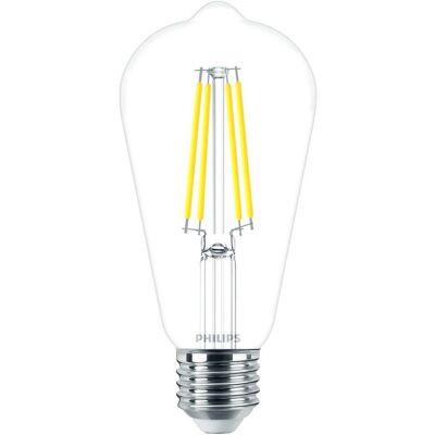 Philips Lighting LED-Lampe E27 klar Glas DIM MAS VLE LED#34796000) Philips Lighting LED-Lampe E27 klar Glas DIM MAS VLE LED#34796000)