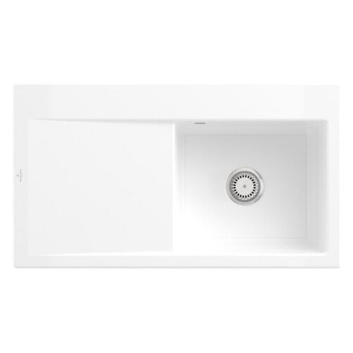 V&B; Spüle Subway Style 50 re, m Abl.garn, Hand., we. alp C-plus ; Villeroy & Boch (335101R1)