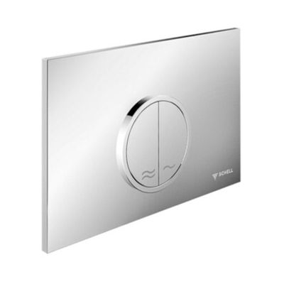 Schell WC-Betätigungsplatte MONTUS CIRCUM mattchr., Betät. v ob o. v, f 2-Mg-Spül. (031196499) Schell WC-Betätigungsplatte MONTUS CIRCUM mattchr., Betät. v ob o. v, f 2-Mg-Spül. (031196499)
