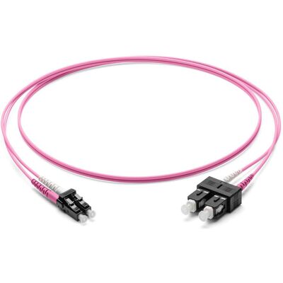 Corning LWL-Patchkabel LC/SC OM4 50/125 1m violett (F055702Q2Z20001M-VI) Corning LWL-Patchkabel LC/SC OM4 50/125 1m violett (F055702Q2Z20001M-VI)