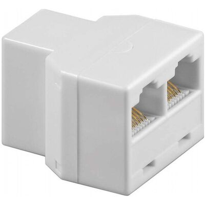 Goobay ISDN T-Adapter RJ45 1xBu-2xBu 93056) Goobay ISDN T-Adapter RJ45 1xBu-2xBu 93056)