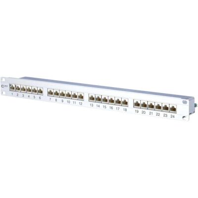 Metz Connect 24-Port Netzwerk Patch Panel - Silber Metz Connect 24-Port Netzwerk Patch Panel - Silber