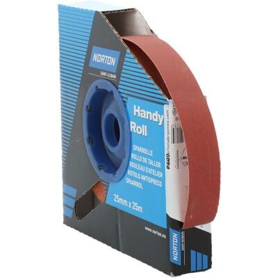 Norton Sparrolle R222 25mmx25m P600 ; Saint-Gobain (63642560206) Norton Sparrolle R222 25mmx25m P600 ; Saint-Gobain (63642560206)