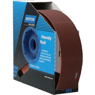 Norton R222 Schleifrolle - 50mm x 25m - P120 - Schleifrolle Norton R222 Schleifrolle - 50mm x 25m - P120 - Schleifrolle