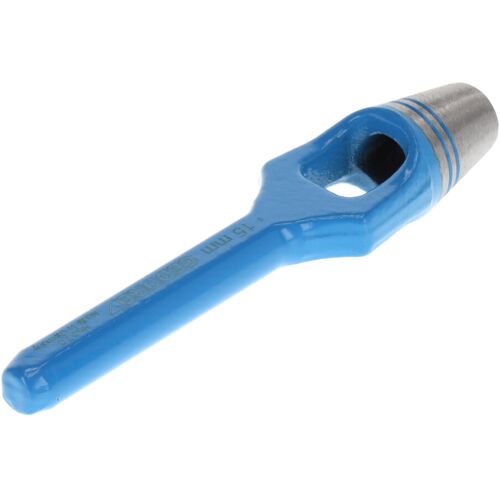 Gedore Henkellocheisen für weiche Materialen, Ø 15 mm, Gummi Leder Dichtungen Stoff, rund, 140 mm lang, Stanzeisen, 570015 (4543890)