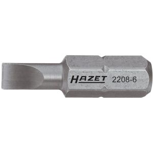 HAZET Bit 2208-9 Sechskant massiv 6,3 (1/4 Zoll) Schlitz Profil 1 x 6) HAZET Bit 2208-9 Sechskant massiv 6,3 (1/4 Zoll) Schlitz Profil 1 x 6)