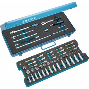 HAZET Steckschlüssel-Satz 888ZN Vierkant hohl 10 mm (3/8 Zoll) Außen-Sechskant-Tractionsprofil, Außen-Doppel-Sechskant-Tractionsprofil, Innen-Sechskan) HAZET Steckschlüssel-Satz 888ZN Vierkant hohl 10 mm (3/8 Zoll) Außen-Sechskant-Tractionsprofil, Außen-Doppel-Sechskant-Tractionsprofil, Innen-Sechskan)