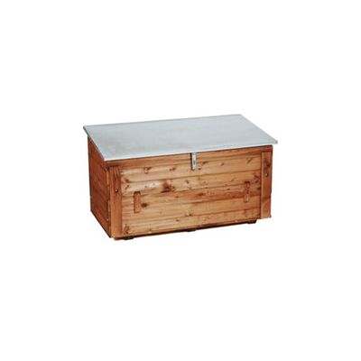 TRIUSO Baustellenwerkzeugkiste aus Stahlblech, B1800 x H900/800 x T800 mm, 7WKI) TRIUSO Baustellenwerkzeugkiste aus Stahlblech, B1800 x H900/800 x T800 mm, 7WKI)