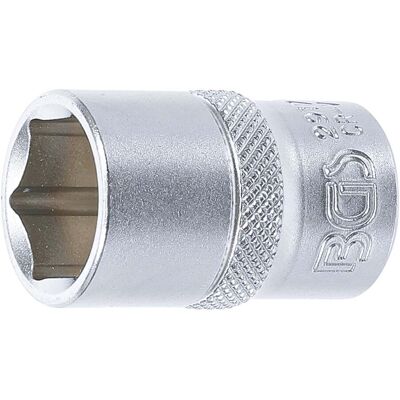BGS Steckschlüssel-Einsatz Sechskant Antrieb Innenvierkant 12,5 mm SW 17 mm ; BGS technic (2917) BGS Steckschlüssel-Einsatz Sechskant Antrieb Innenvierkant 12,5 mm SW 17 mm ; BGS technic (2917)