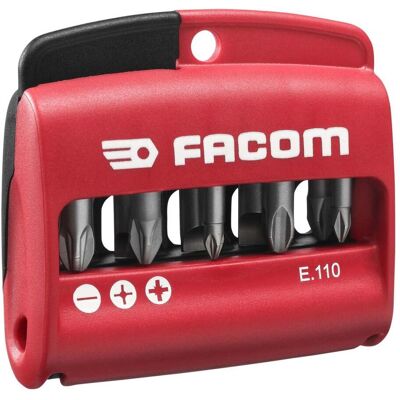 Facom 10-tlg. Schraubendreher-Bits-Set - Phillips, PZ, Flach Facom 10-tlg. Schraubendreher-Bits-Set - Phillips, PZ, Flach