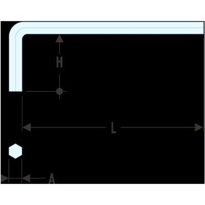 Facom Sechskant-Schlüssel 24mm Kurzarm Facom Sechskant-Schlüssel 24mm Kurzarm