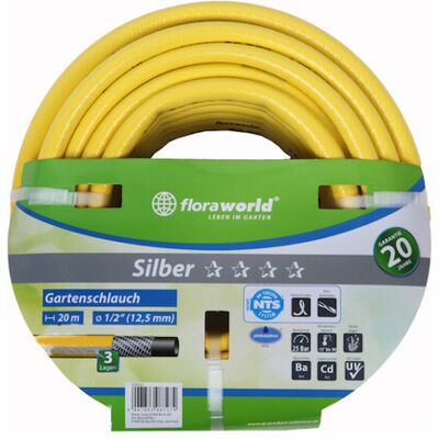 Floraworld - 12,5 mm 50 m Gartenschlauch Silber Floraworld - 12,5 mm 50 m Gartenschlauch Silber