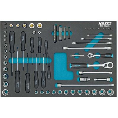 Hazet 163-53/75 Werkzeug-Set - Safety-Insert-System, 75 Stück Hazet 163-53/75 Werkzeug-Set - Safety-Insert-System, 75 Stück