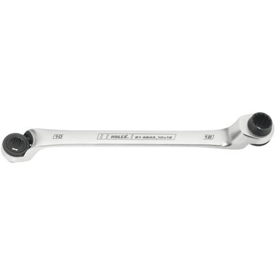 HOLEX Doppel-Ratschen-Ringschlüssel SW 10 x 12 mm (614843 10X12) HOLEX Doppel-Ratschen-Ringschlüssel SW 10 x 12 mm (614843 10X12)