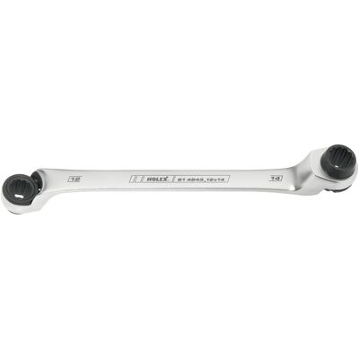 HOLEX Doppel-Ratschen-Ringschlüssel SW 12 x 14 mm (614843 12X14) HOLEX Doppel-Ratschen-Ringschlüssel SW 12 x 14 mm (614843 12X14)