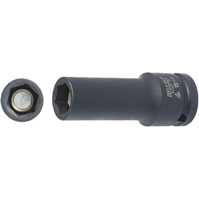 HOLEX IMPACT-Steckschlüsseleinsatz 6-kant 1/2" lang mit gefedertem Magnet 16 mm (651210 16) HOLEX IMPACT-Steckschlüsseleinsatz 6-kant 1/2" lang mit gefedertem Magnet 16 mm (651210 16)