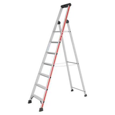 Hymer - Stufenstehleiter 7 Stufen - Platform 250x250 - 80 mm Tiefe - Ladder Hymer - Stufenstehleiter 7 Stufen - Platform 250x250 - 80 mm Tiefe - Ladder
