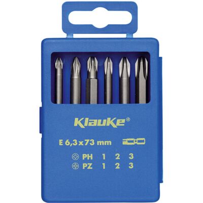 Klauke Motorrad-Bremszylinder - 6-tlg Bit-Set Klauke Motorrad-Bremszylinder - 6-tlg Bit-Set