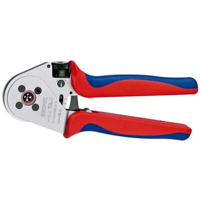 KNIPEX 97 52 65 A Vierdornpresszange für gedrehte Kontakte mit Mehrkomponenten-Hüllen verchromt 230 mm) KNIPEX 97 52 65 A Vierdornpresszange für gedrehte Kontakte mit Mehrkomponenten-Hüllen verchromt 230 mm)