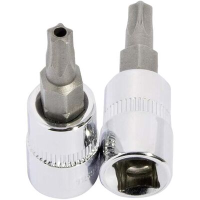 Kraftwerk 1/4" 5-Stern-Loch-TX-Bit-Stecknuss TS15 (115315) Kraftwerk 1/4" 5-Stern-Loch-TX-Bit-Stecknuss TS15 (115315)
