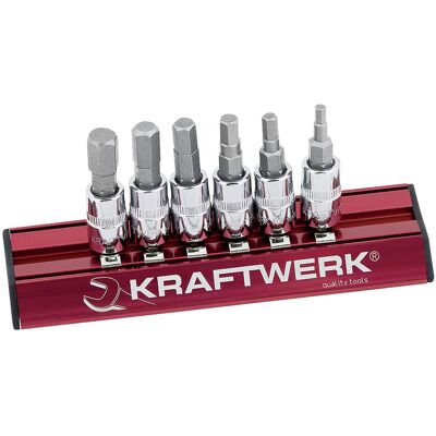 Kraftwerk 6t Innensechsk-Bit-Stecksatz MAGALU 1/4" (106099) Kraftwerk 6t Innensechsk-Bit-Stecksatz MAGALU 1/4" (106099)