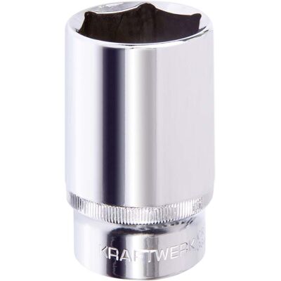 Kraftwerk Steckschlüssel, 6 pt., 78 mm, 1/2", 36 mm (301360) Kraftwerk Steckschlüssel, 6 pt., 78 mm, 1/2", 36 mm (301360)