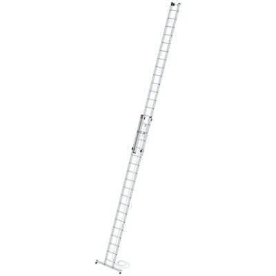 MUNK Verstellbare Höhe Aluminium-Ausziehleiter - 2x18 Sprossen MUNK Verstellbare Höhe Aluminium-Ausziehleiter - 2x18 Sprossen