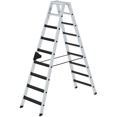 Munk Günzburger Steigtechnik Aluminium-Doppelseilstehleiter 2x9 Stufen Munk Günzburger Steigtechnik Aluminium-Doppelseilstehleiter 2x9 Stufen